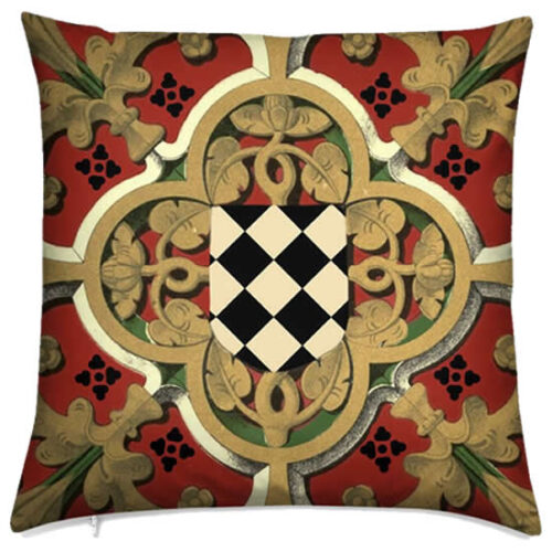 luxury-feather-gothic-pillow-hidden-zipper-from-east-harling-church-norfolk-painted-panel-from-rood-screen
