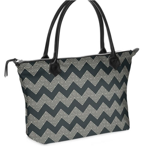 designer-tote-handbag-egyptian-zig-zag