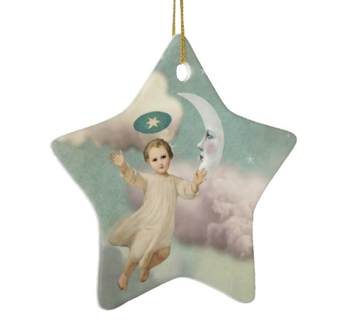 A-Child-from-the-Clouds-is-Born-in-Bethlehem-Ceramic-Christmas-Ornament-right
