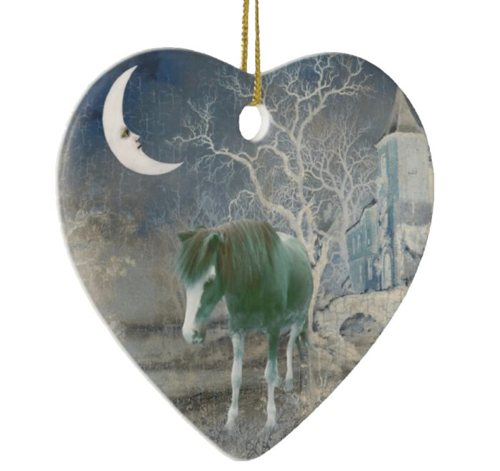 Wild-Blue-Pony-Ceramic-Christmas-Ornament-right