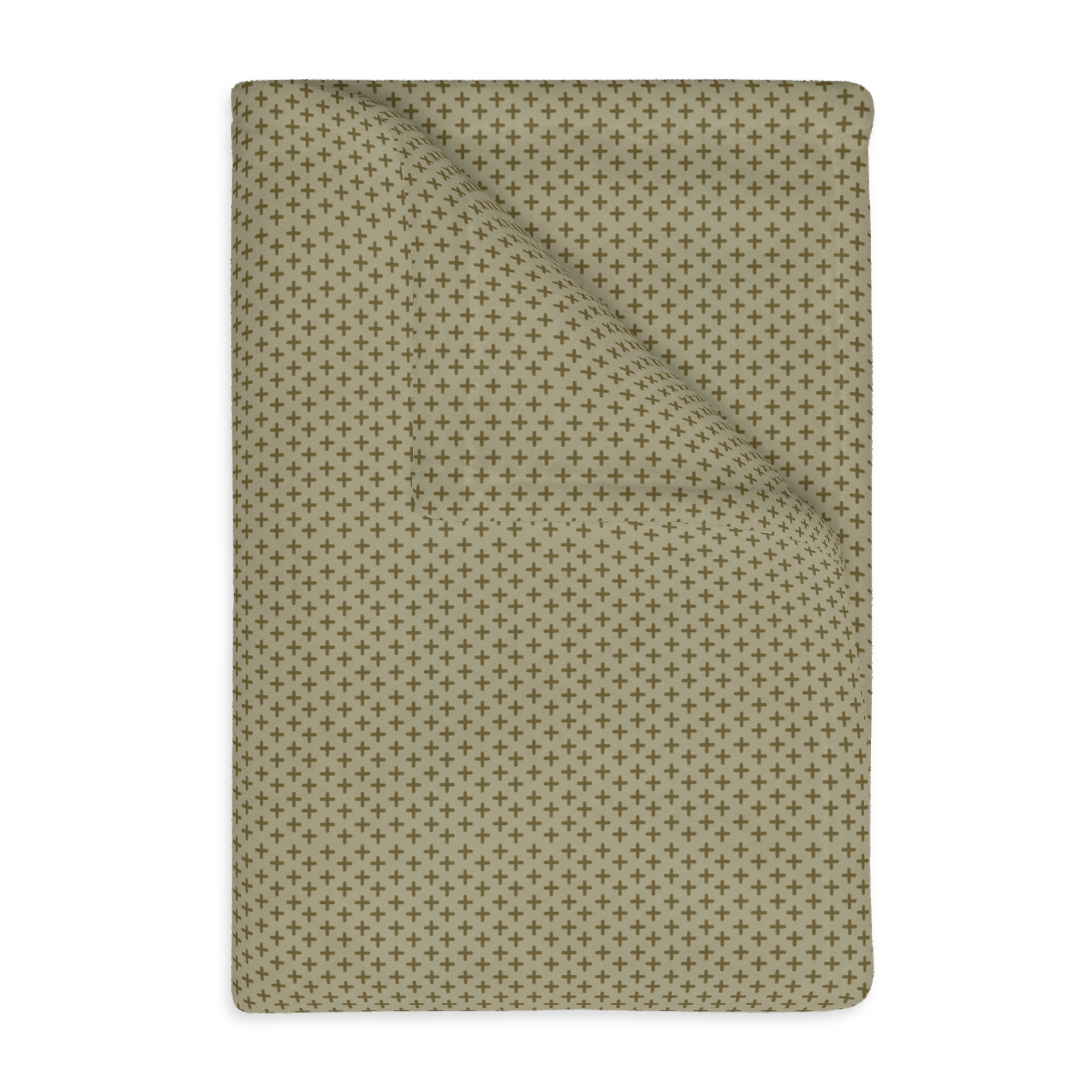 Cross Motif Velveteen Microfiber Blanket - Image 3