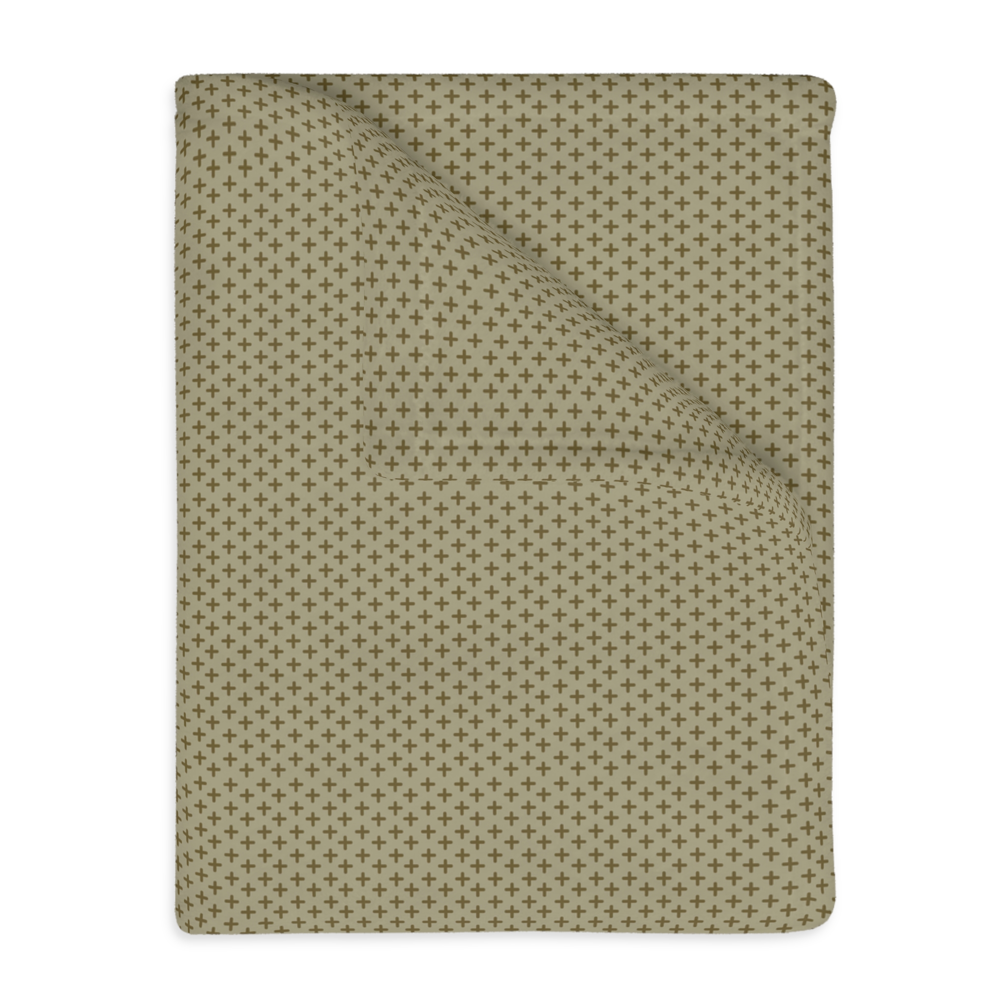 Cross Motif Velveteen Microfiber Blanket - Image 8