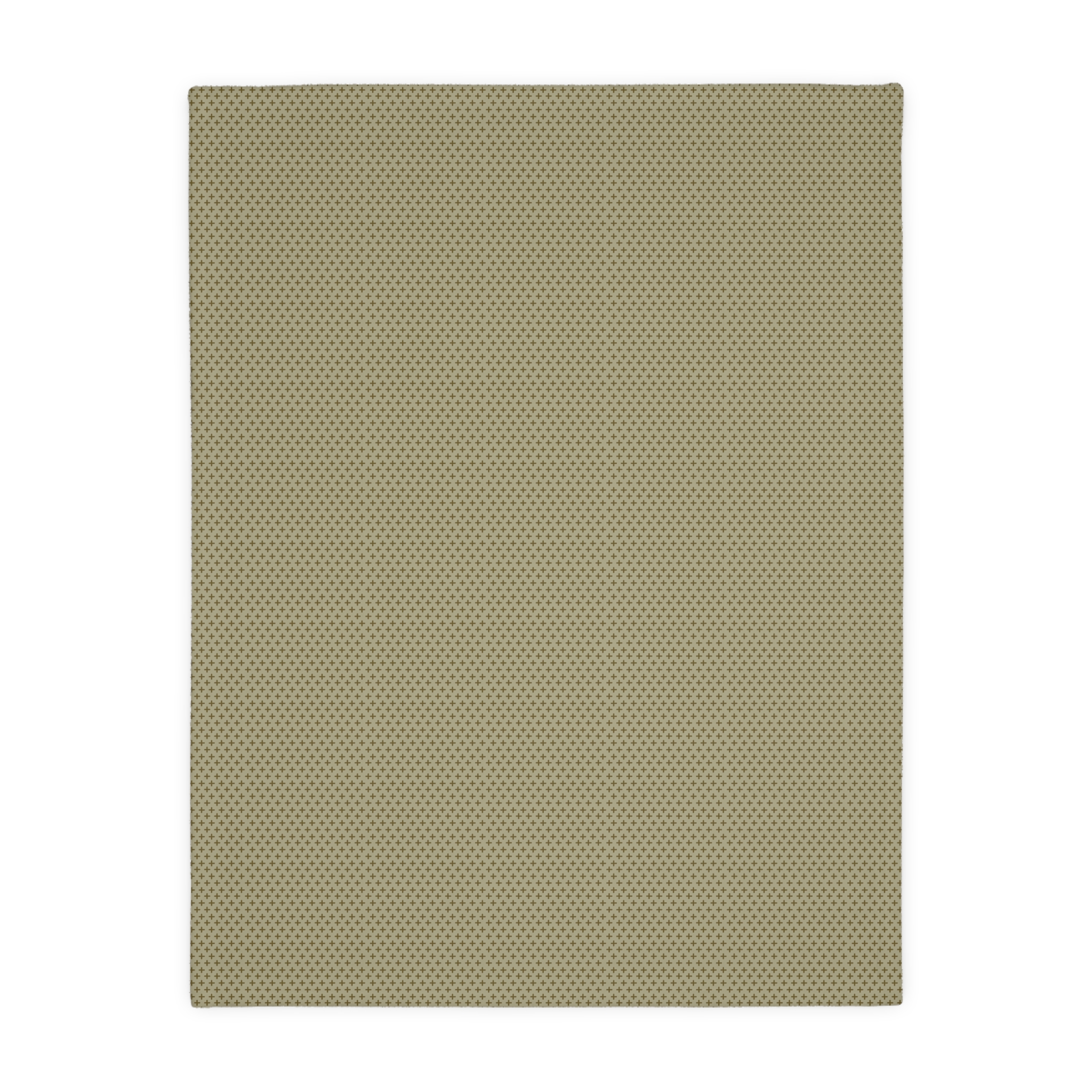 Cross Motif Velveteen Microfiber Blanket